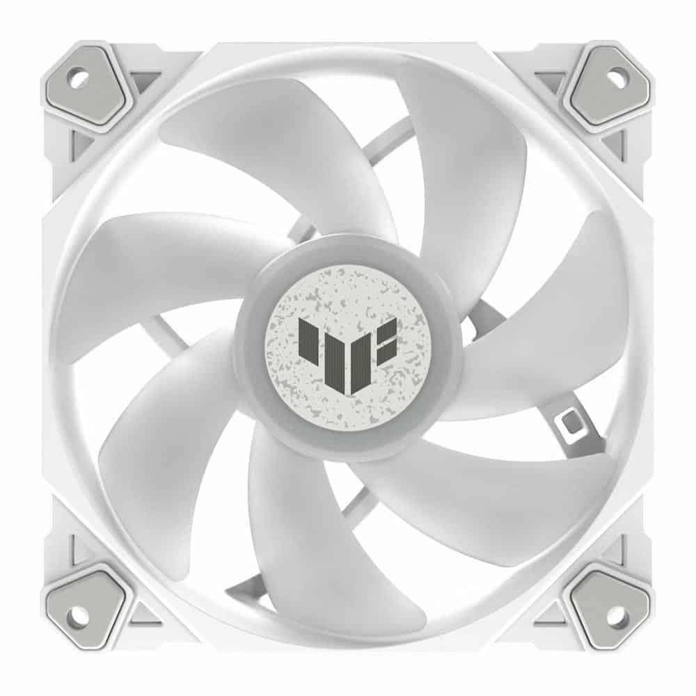 (image for) Asus TUF Gaming TF120 ARGB Static Pressure White Case/CPU Cooler Fan